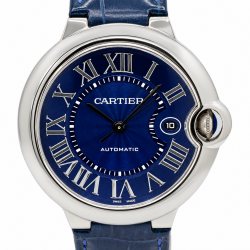 Cartier Ballon Bleu De 42MM WSBB0027  Stainless Steel Watch